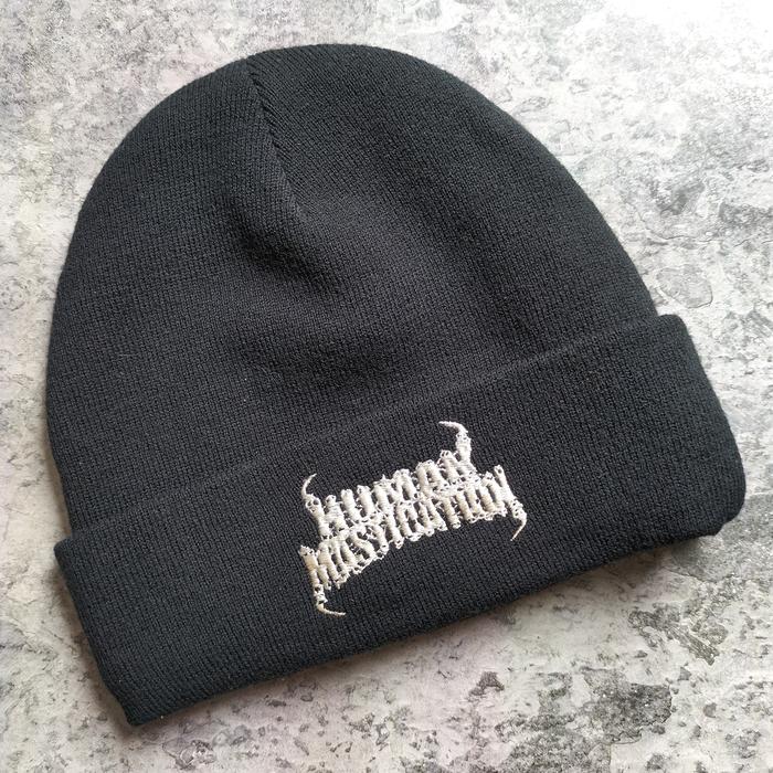 BEANIE KUPLUK - HUMAN MASTICATION - LOGO WHITE (WINTER HAT)