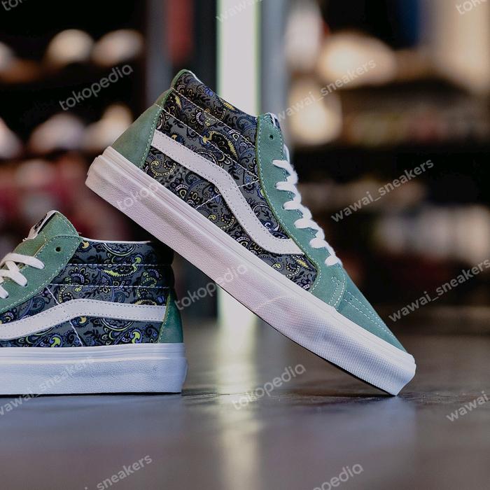 Vans Sk8-Mid Reissue Paisley Hedge Green