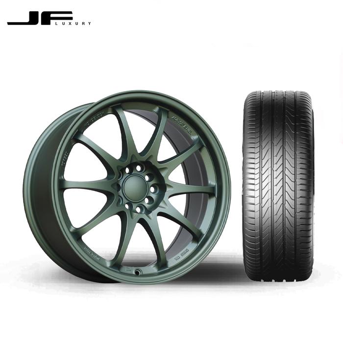 Combo Ban Continental + Velg Mobil JF Luxury Type CE28 RING 18