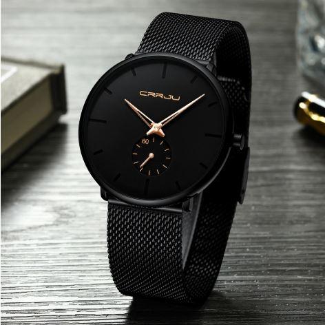 CRRJU WATCH WOMEN MEN WATCH TOP BRAND LUXURY FAMOUS JAM TANGAN CRRJU