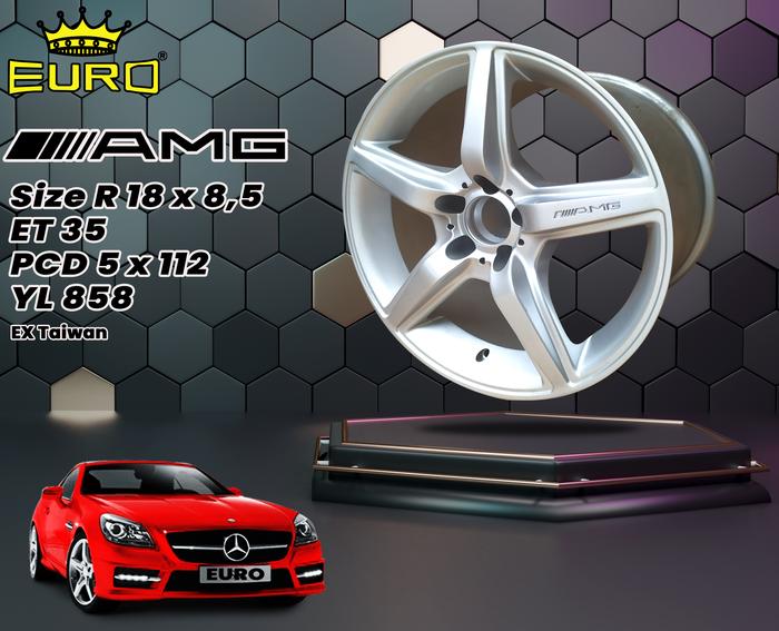 velg mobil Rep. AMG R18x8,5 ET 35 Mercedes W204, W212, 1 PCS EX-TAIWAN