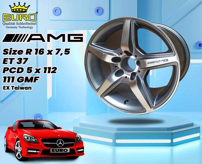 velg mobil Rep. AMG R16x7,5 ET 37 Mercedes W204, W212, 4 PCS EX-TAIWAN