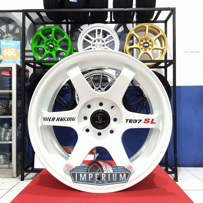 VELG MOBIL AVANZA BRIO YARIS JAZZ MOBILIO TE 37 RING 16 ET42 WHITE
