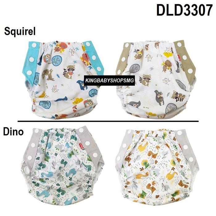 Dialogue Baby DLD3307 & DLD3308 Diapers Print Motif Kancing 6