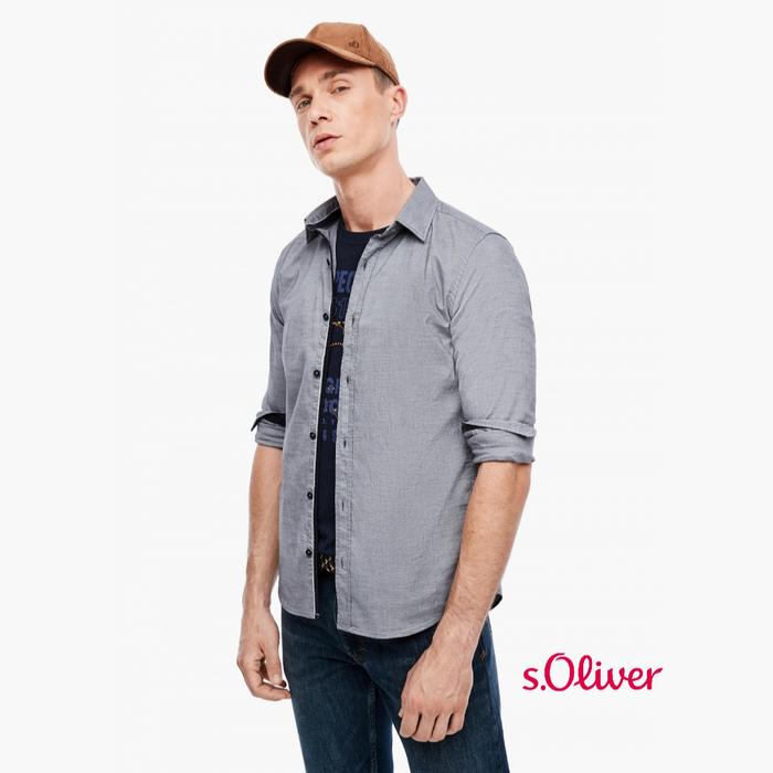 kemeja pria S.OLIVER 13.008.21.4537-9855 long shirt