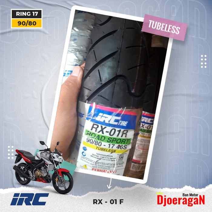 Ban Depan VIXION IRC RX 01 F Ring 17 90/80 THUNDER TIGER