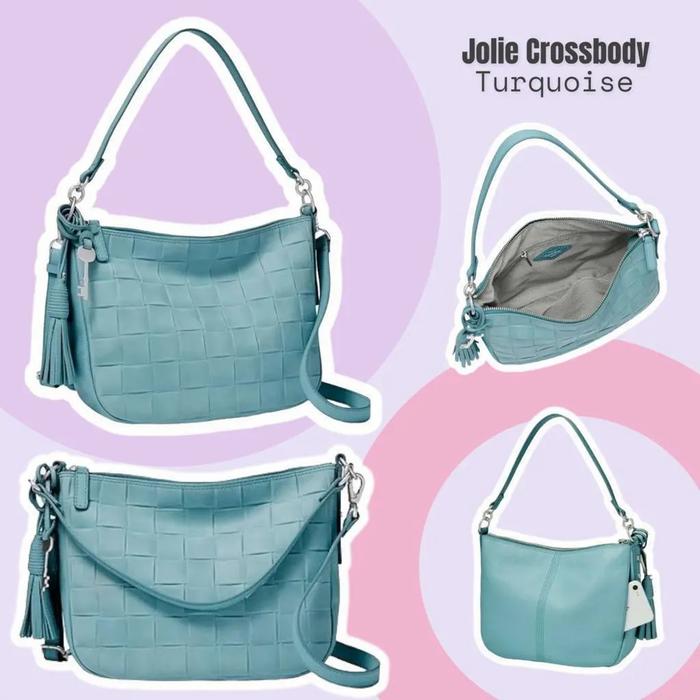fossil jolie crossbody turquoise