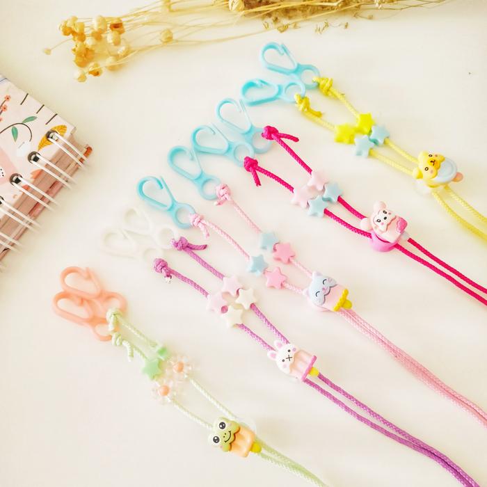 Strap Mask Kalung Masker Gantungan Masker Clay Ice Cream Bunga
