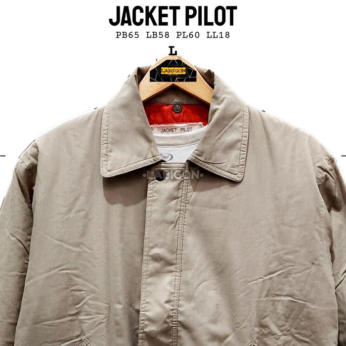 Jaket Bomber Harington JACKET PILOT Original Second Thrift L010