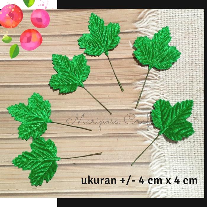 6 lembar - Daun Kawat / daun hiasan natal