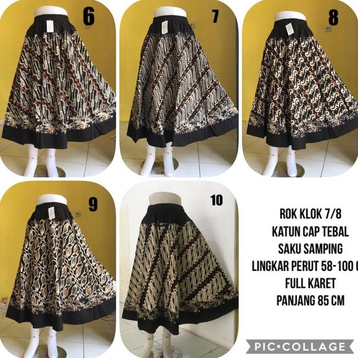 rok Klok Payung 7/8 Parang Klasik Batik Cap