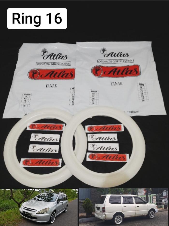 Lis ban White wall ATLAS ORIGINAL IMPORT Ring 16 R16 (Mobil)