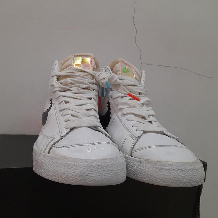 Sepatu Sneakers N!KE Blazer Mid 77 X Have A Good Game Pria Wanita - 42