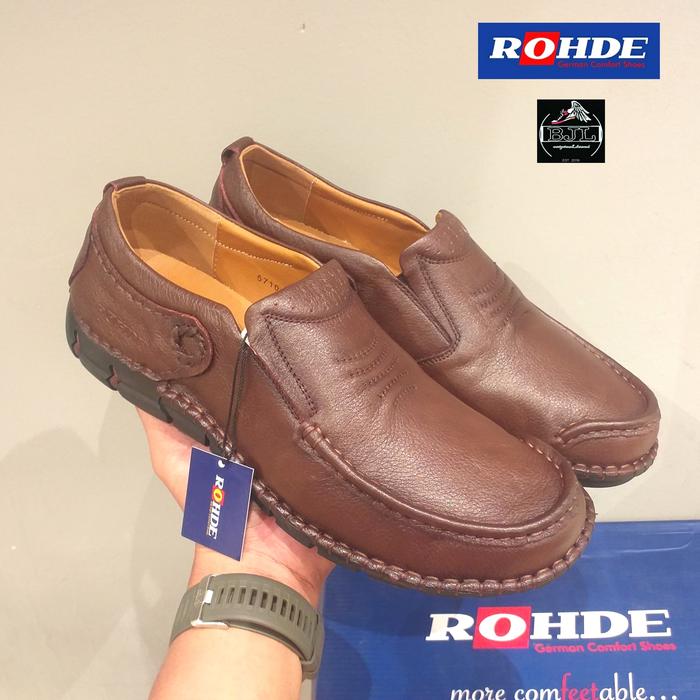sepatu pria ROHDE 5710 coffee original kulit asli