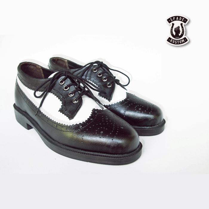 Spade Kustom - TwoTone Wingtip Brogue- Code 011-R