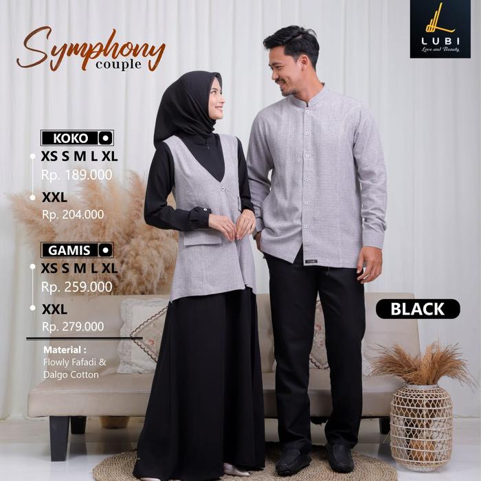 COUPLE LUBI SYMPHONY BLACK