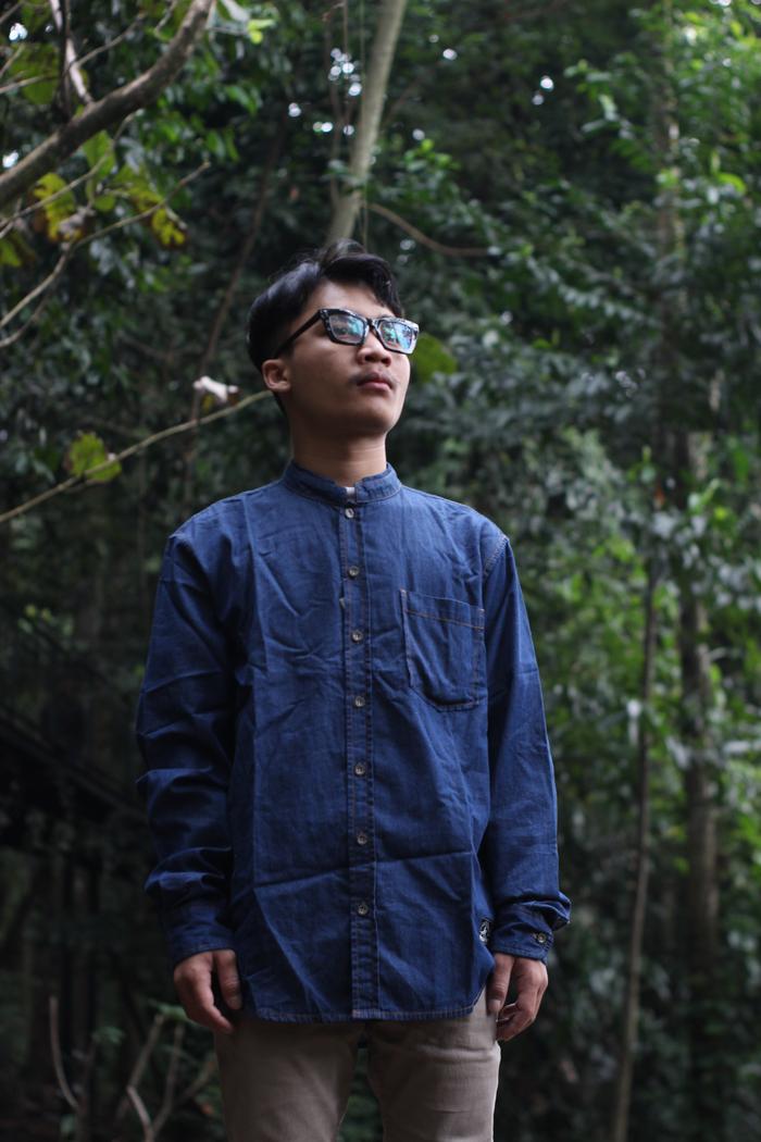LEA Kemeja Denim 206.86.01.90 Long Sleeve original