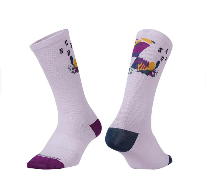 CONCEPT SPEED (CSPD) GOGOGO! SOCKS - WHITE