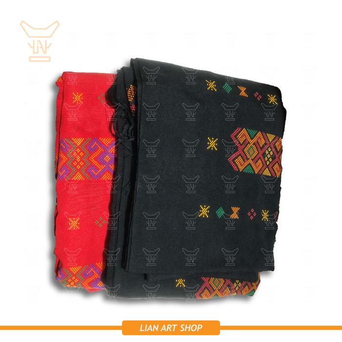 Kain Tenun Parruki' Asli Motif Pa' Sikki' Bungkang