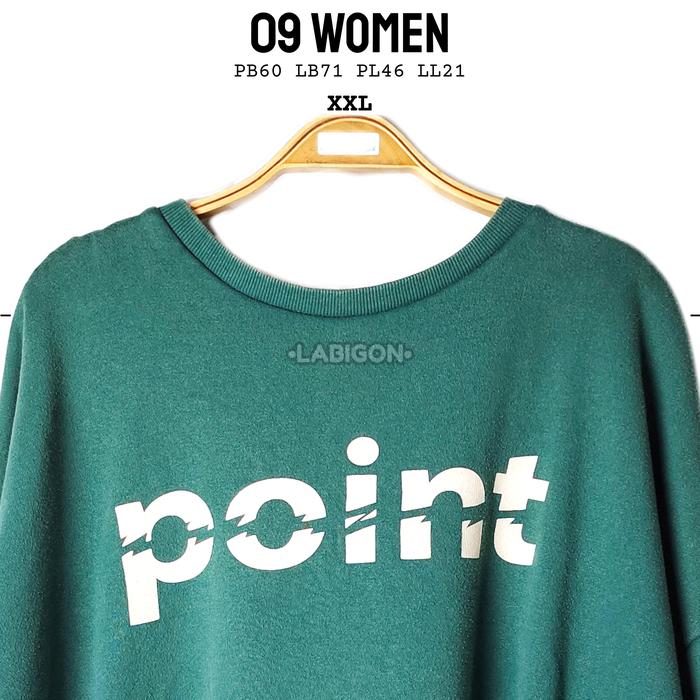 Sweater Crewneck 09 WOMEN Oversize Original Second Thrift XXL001