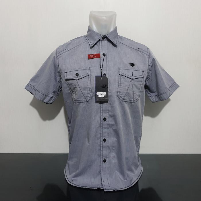 Baju Kemeja LGS Slim Fit - Size M & L - Lebar Dada 53 & 54 cm Ori Baru