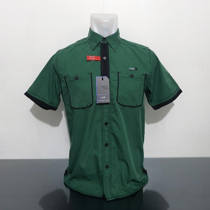 Baju Kemeja LGS - Size L & XL & XXL - Lebar Dada 54 56 58 cm Ori New