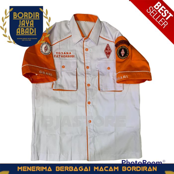 Kemeja Orari Nasional Full Logo - Custom Nama