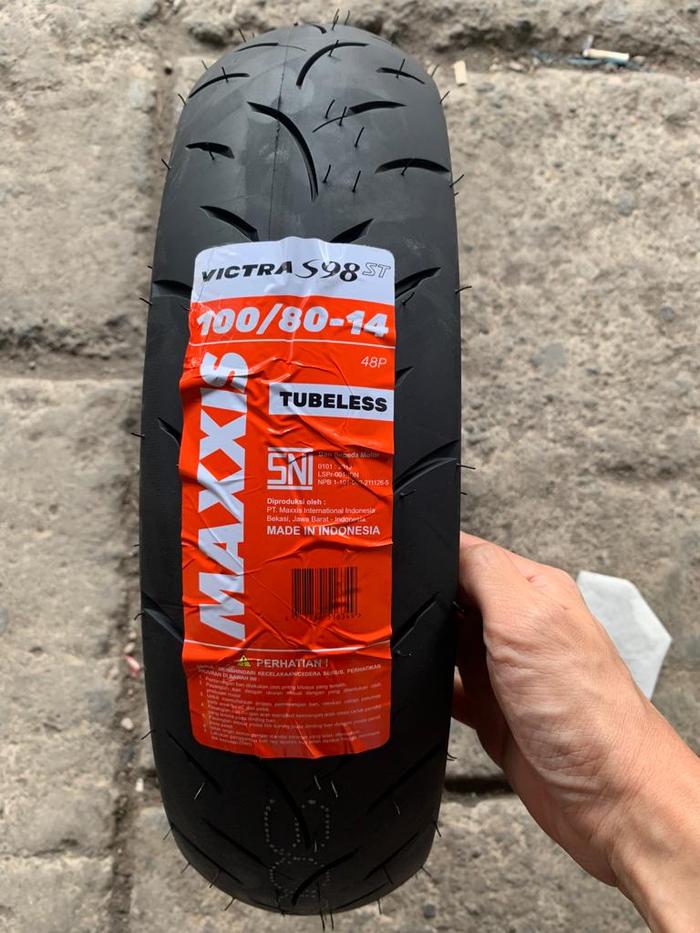 ban luar maxxis 100/80-14 100 80 14 victra