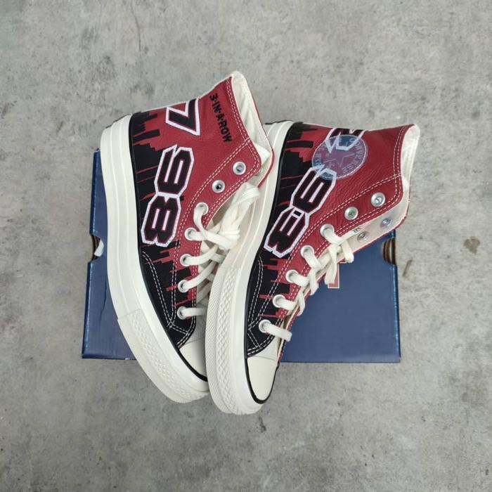 DISKON GEDE CONVERSE CT HIGH 70S CHINA TOWN MARKET CHICAGO BULLS - 38