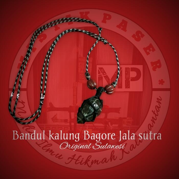 Liontin Bagore jala sutra, kalung tali