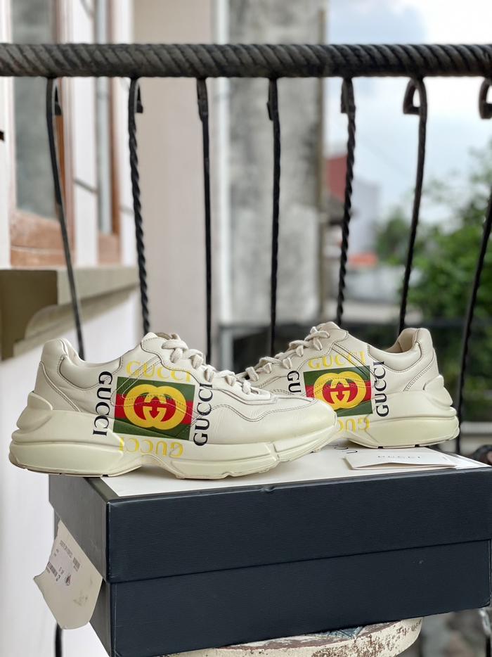 GUCCI LOGO RHYTON G8 SNEAKERS AUTHENTIC ORIGINAL 100% 100%