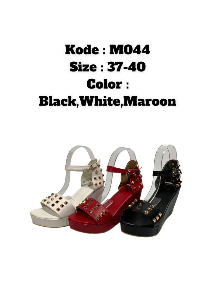 valentino Sandal Wanita Wedges Piramida Piramid Women Louboutine