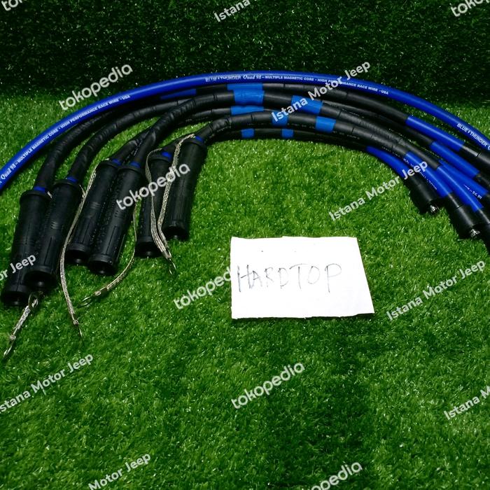 kabel busi racing mobil Toyota hardtop 4 core grounding