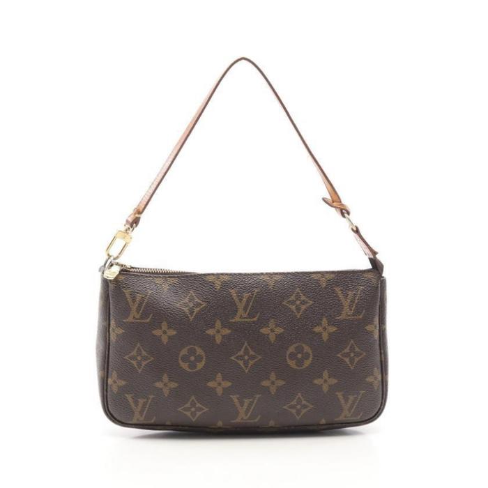 LV pochette bag only ORI beli di jepang