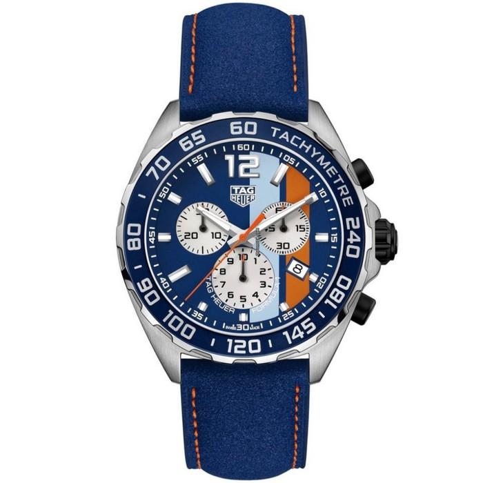 Jam Tangan Tag Heuer Formula1 Gulf Special Edition Chronograph CAZ101N