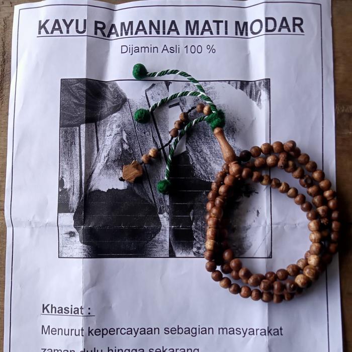 TASBIH KAYU RAMANIA MATI MODAR