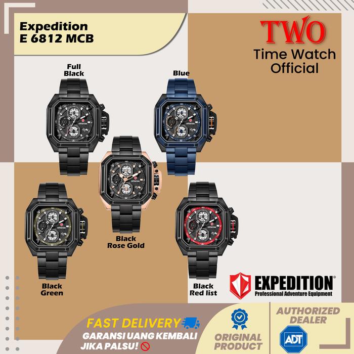 Expedition Pria E 6812 MCB E 6812 6812 E6812MCB Stainless Steel Watches