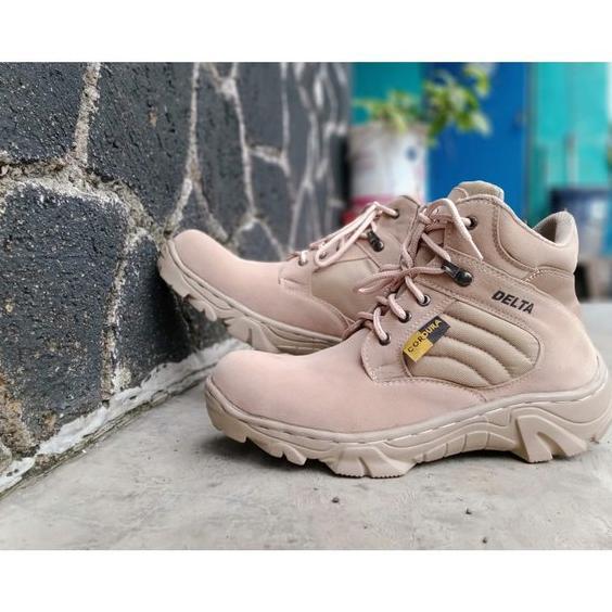Sepatu Safety Boots DELTA tactical gunung adventure Hiking Outdoor