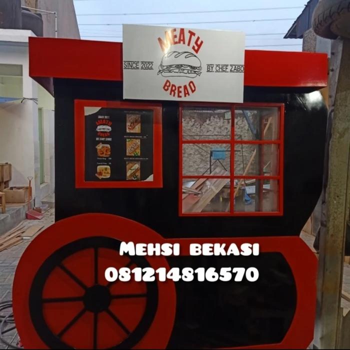 Gerobak kebab, burger, roti dll