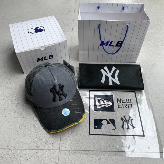 MLB Cap denim ripped 100% Original