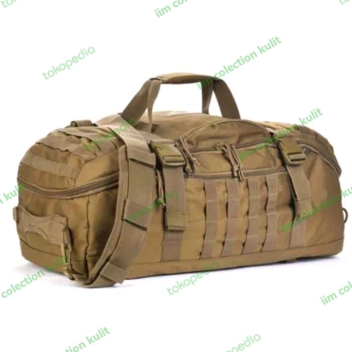 Tas koper brimob tasl Tni polri tas traveling 3 in 1 army 75,80L