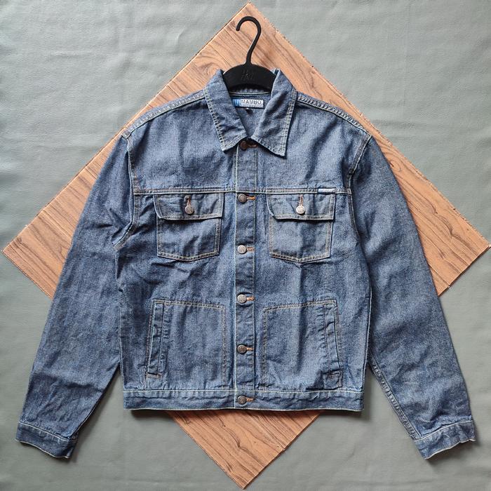 Trucker jeans jacket pria Mambo Vintage
