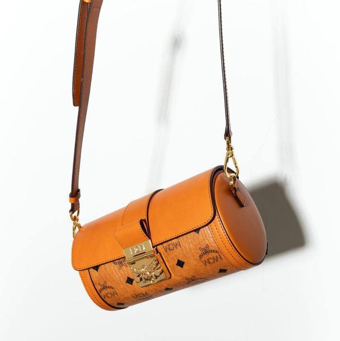 M C M Small tracy crossbody bag Cognac 21.5x10.5x10