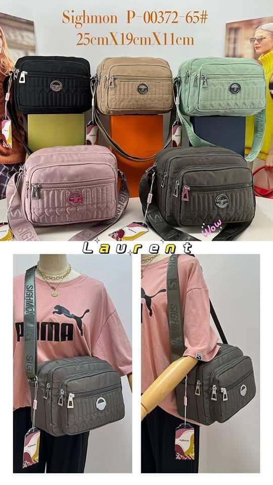 Tas selempang Sighmon P00372 Bahan Kanvas. Tas Wanita Tas Slempang.!!!