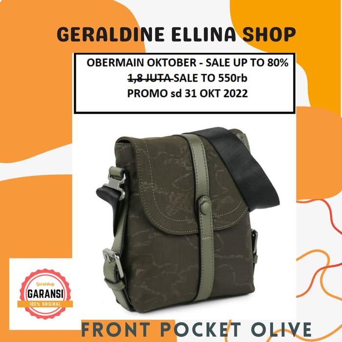 TAS SLING BAG OBERMAIN PRIA ORIGINAL SALE SERI FRONT POCKET