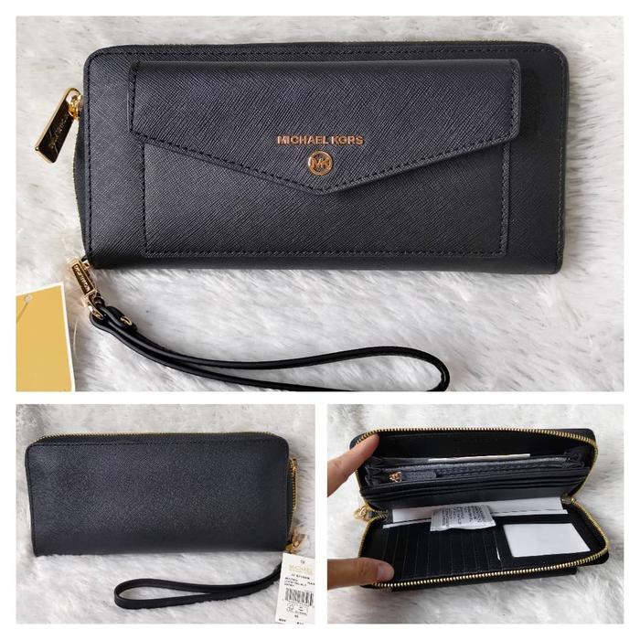 DOMPET WANITA BRANDED - MK JET SET CHARM TRAVEL WALLET
