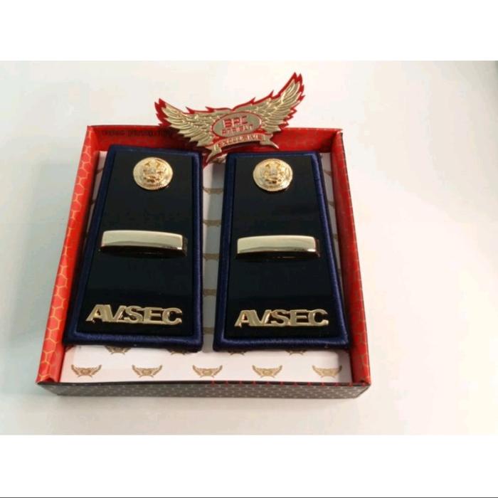 Pangkat AVSEC Bar 1 Kuning Gold Exclusive Best Quality Premium