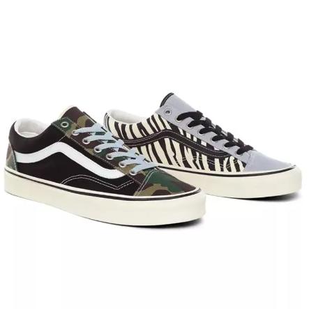 VANS OLD SKOOL MISMATCH - ZEBRA/CAMO
