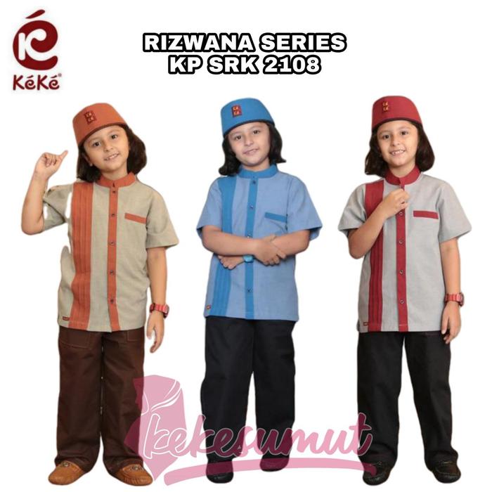 Kekesumut KP SRK 2110/2108 Rizwana Series Baju Koko Anak Keke Busana