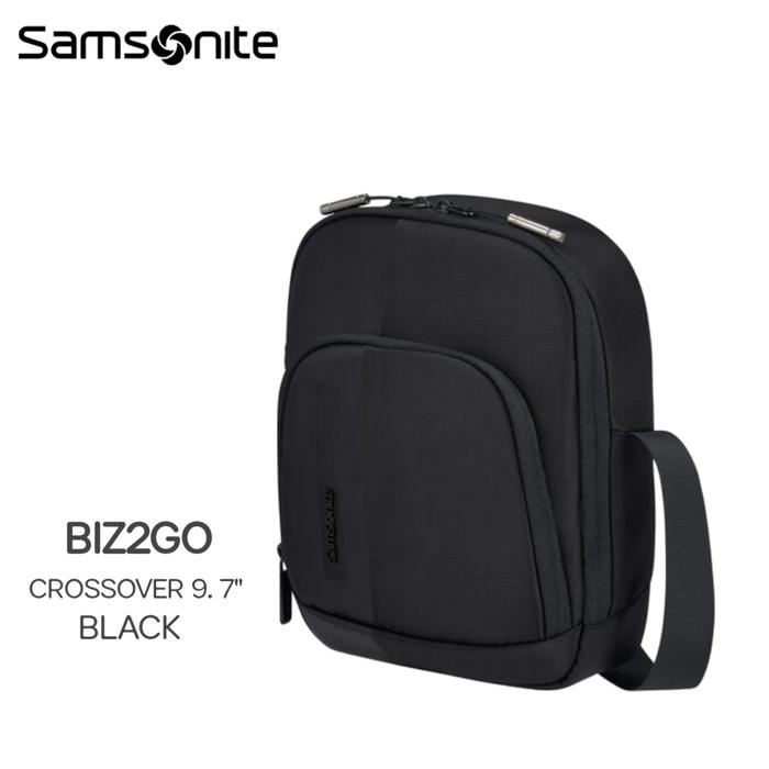 SAMSONITE BIZ2GO CROSSOVER 9.7" TAS SLEMPANG ORIGINAL - BLACK